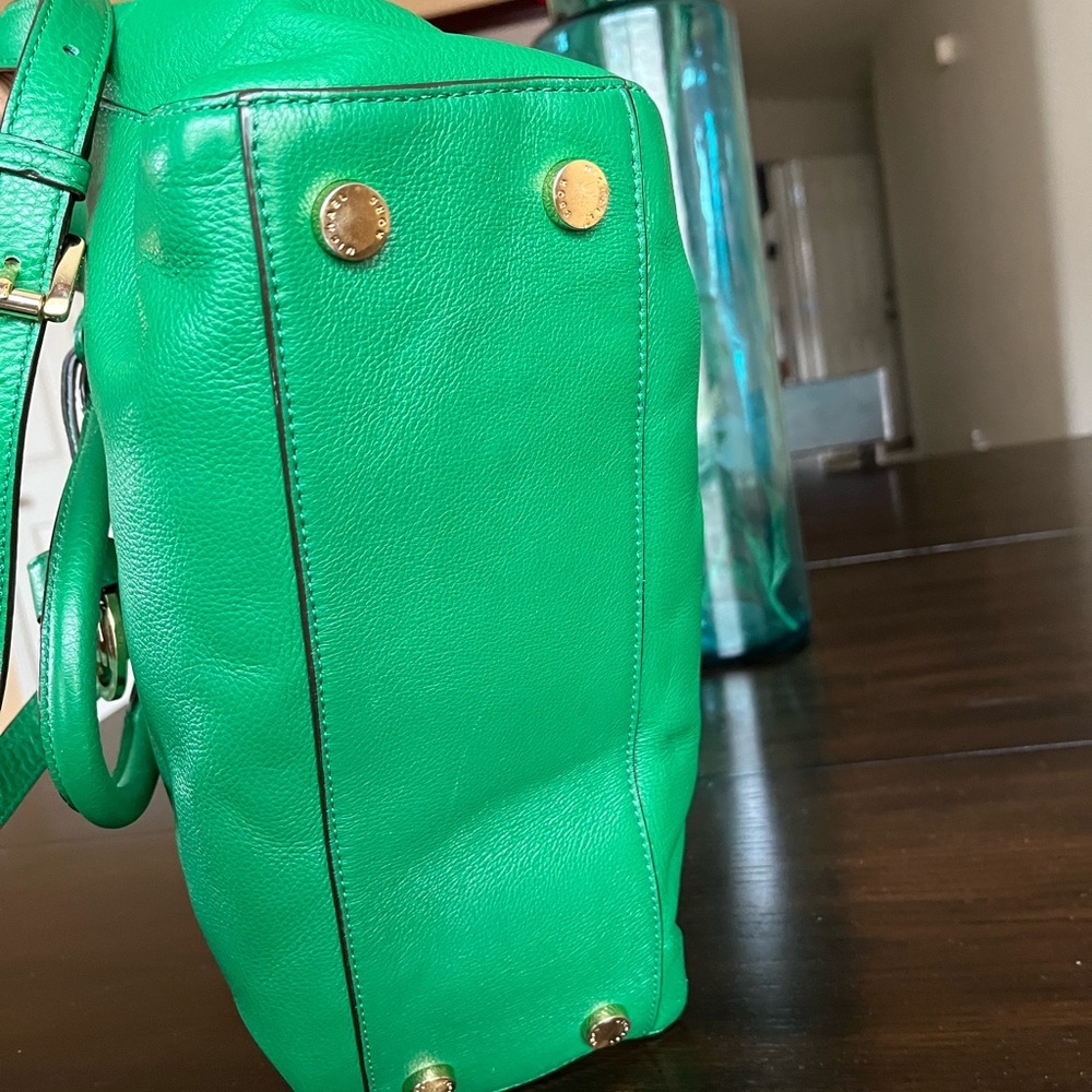 MK green two way bag